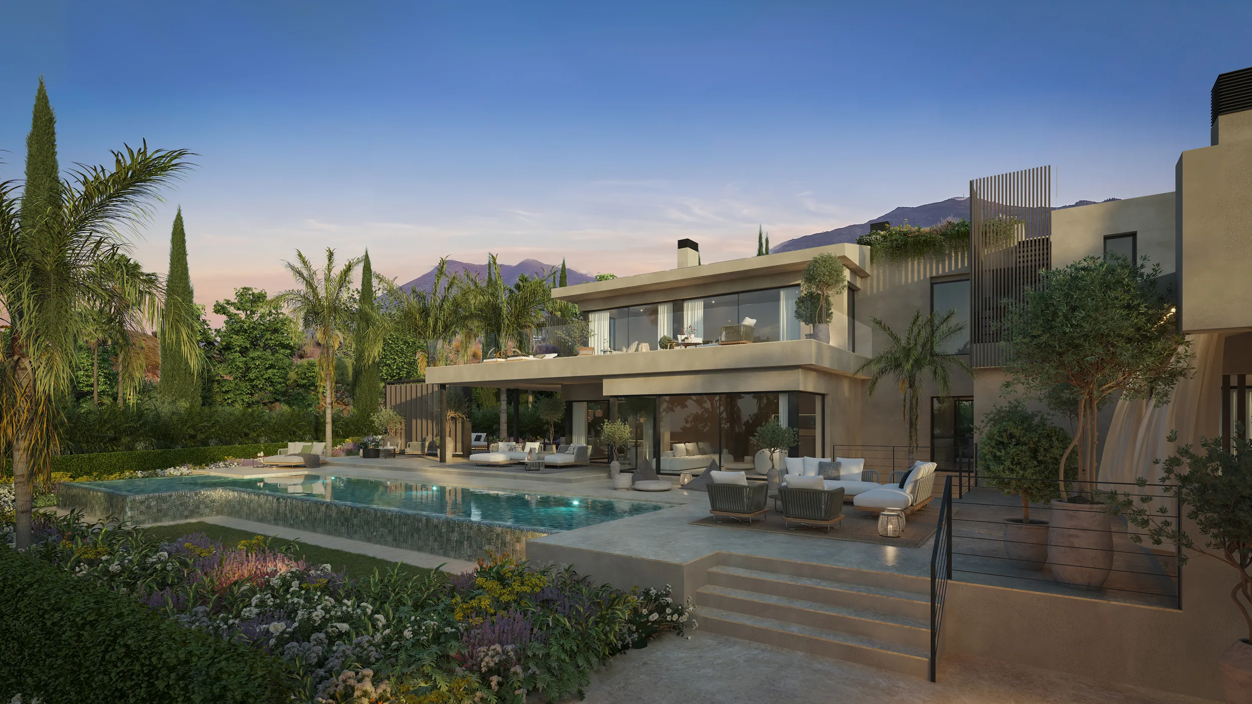 Elegante Villa in El Higuerón: Mediterraner Luxus pur