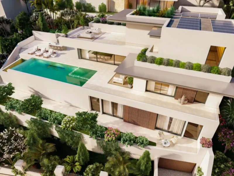 Luxuriöse Neubauvilla mit atemberaubendem Meerblick in Marbella