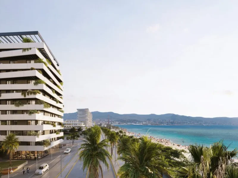 Moderne Wohnanlage mit Meerblick in Málaga an der Costa del Sol