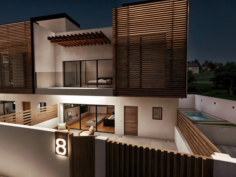 Luxuriöse Reihenhäuser mit Golfblick in Estepona an der Costa del Sol