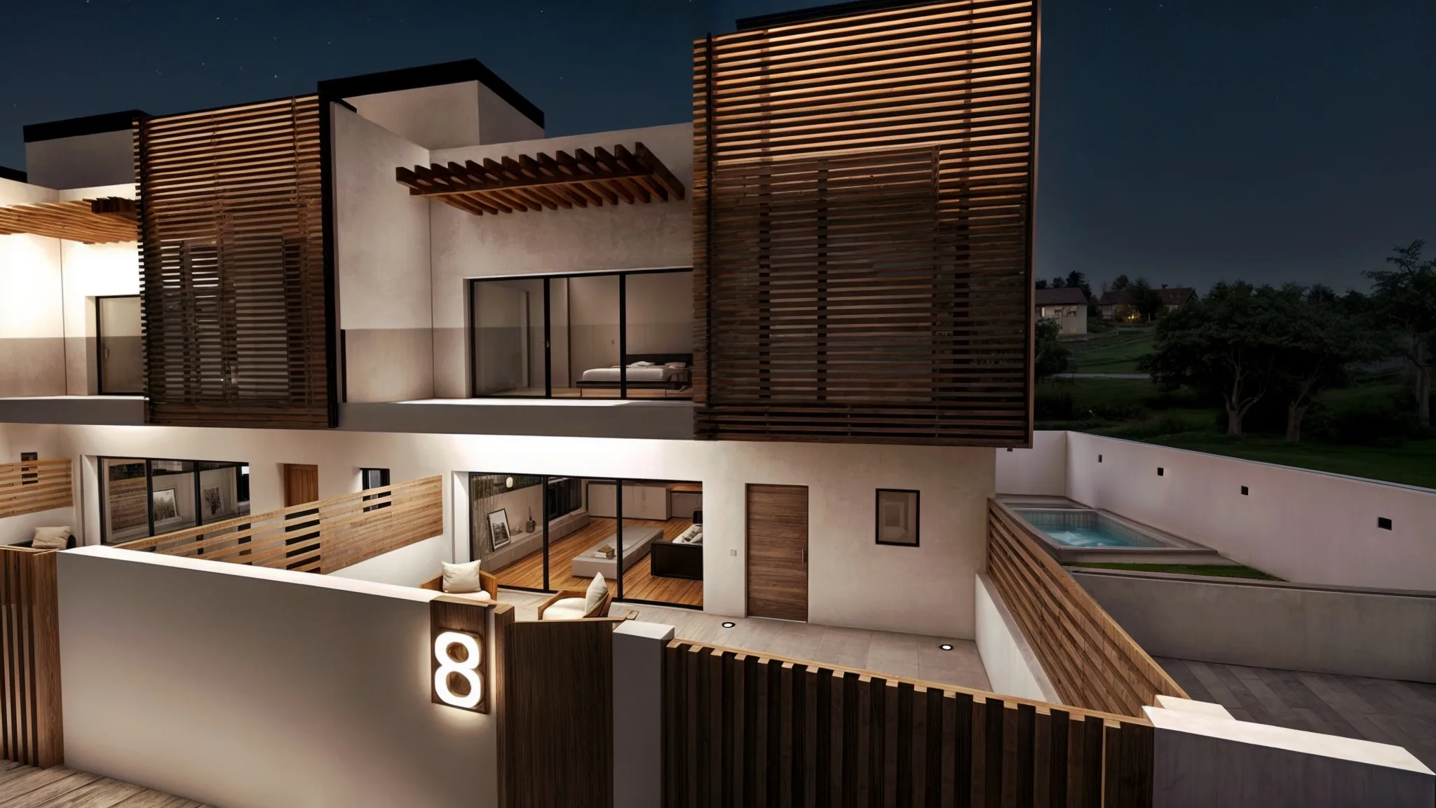 Luxuriöse Reihenhäuser mit Golfblick in Estepona an der Costa del Sol
