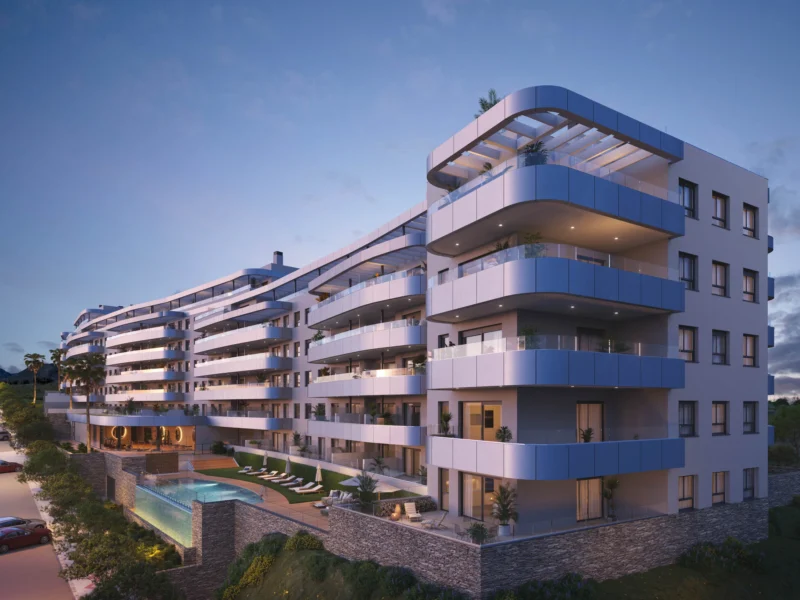 Elegante Wohnungen mit Meerblick in Marbella an der Costa del Sol