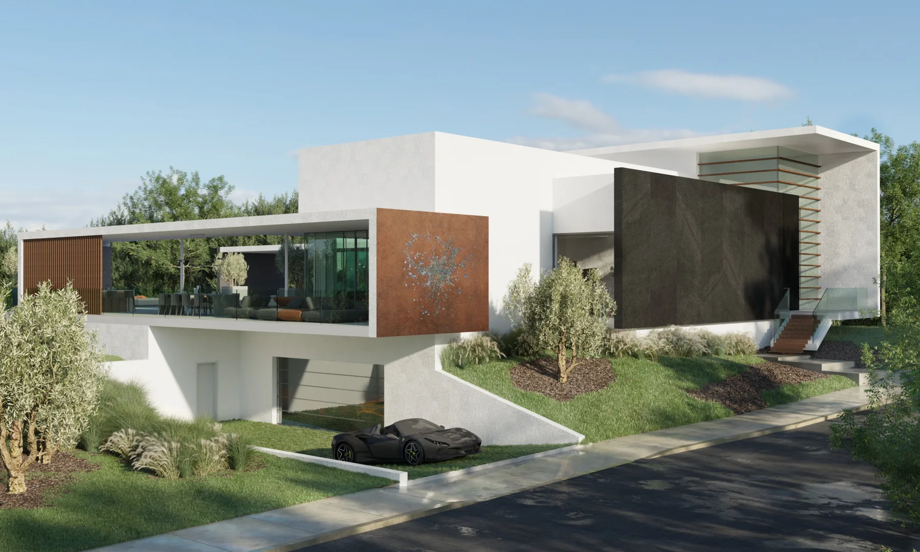 Luxuriöse Villa mit atemberaubendem Ausblick in Fuengirola