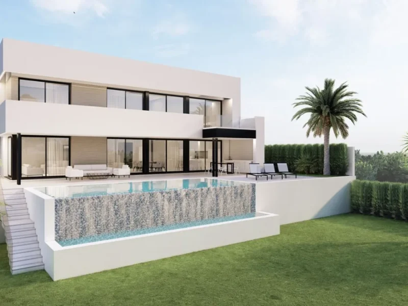 Moderne Villa mit Panoramablick in Marbella an der Costa del Sol