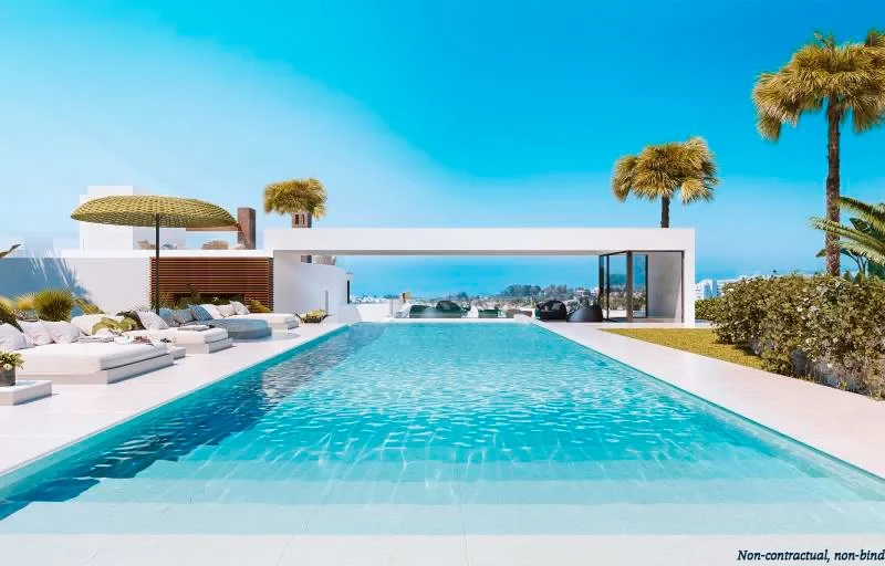 Elegantes Stadthaus in Marbella mit traumhaftem Panoramablick