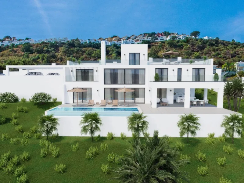 Moderne Villa in La Mairena: Elegantes Wohnen an der Costa del Sol
