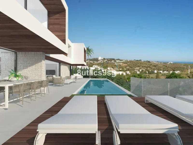 Moderne Villa mit traumhaftem Meerblick in Los Flamingos, Benahavís
