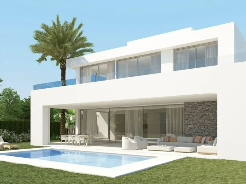 Modernes Traumhaus in Marbella mit atemberaubendem Meerblick