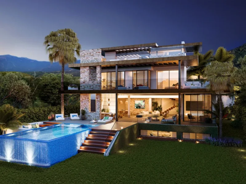 Elegante Villa mit Meerblick in der Costa del Sol