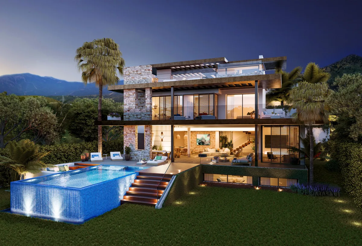 Elegante Villa mit Meerblick in der Costa del Sol