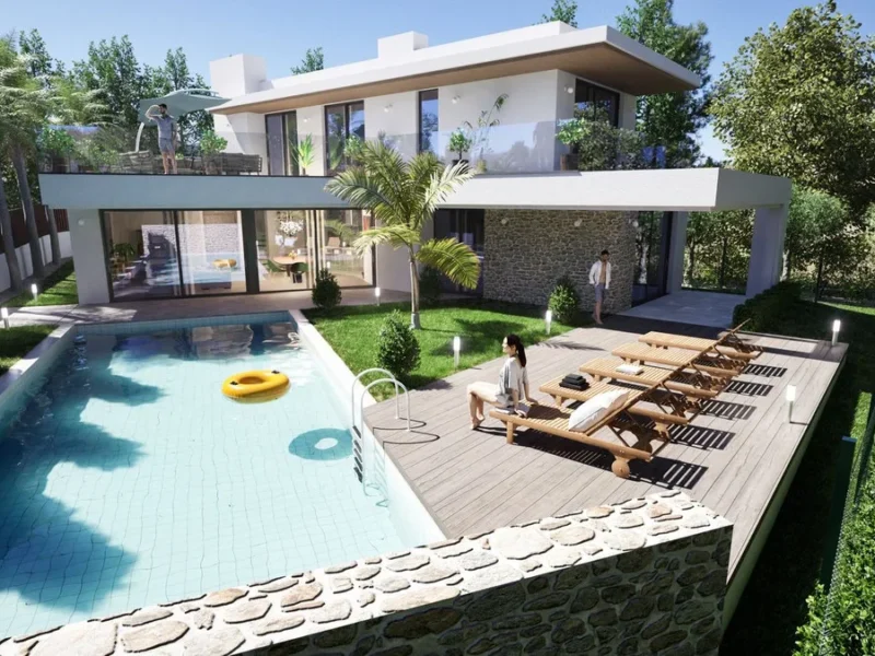Moderne Villa mit Meerblick in Los Olivos, Cabopino