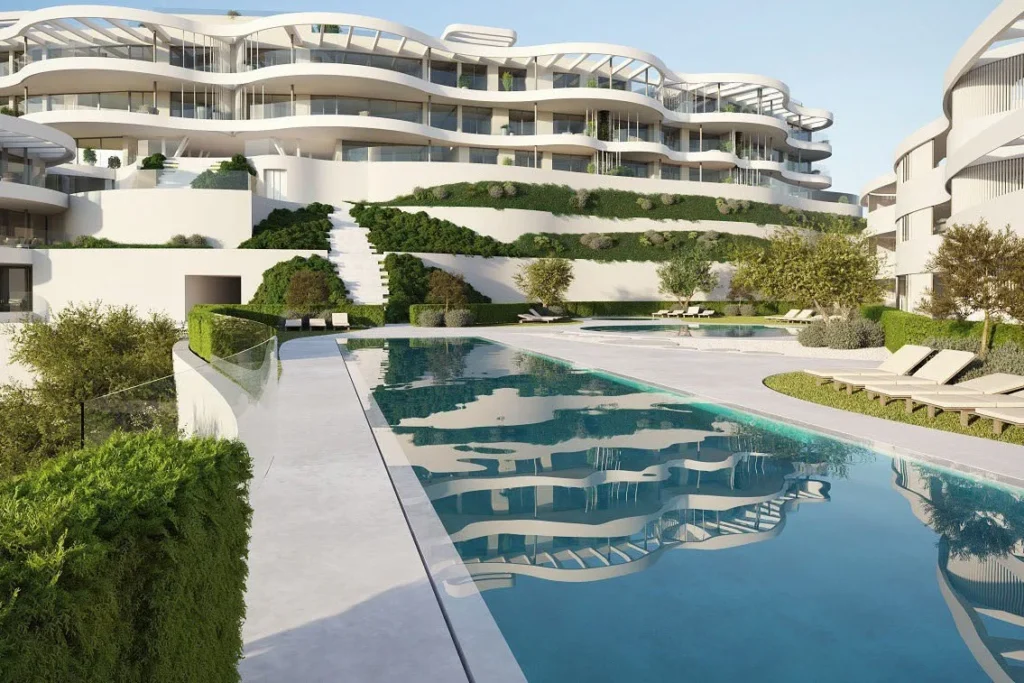 Elegante Wohnung in Benahavís mit Panoramablick auf das Meer