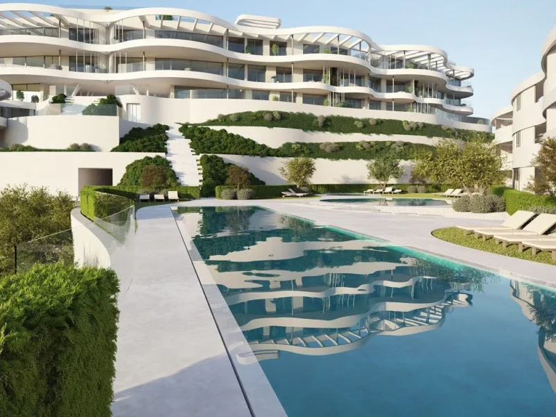 Elegante Wohnung in Benahavís mit Panoramablick auf das Meer