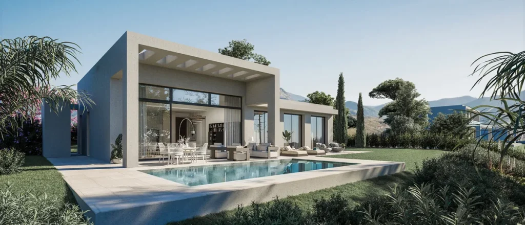 Luxuriöse Villa mit Meerblick in Benahavís an der Costa del Sol