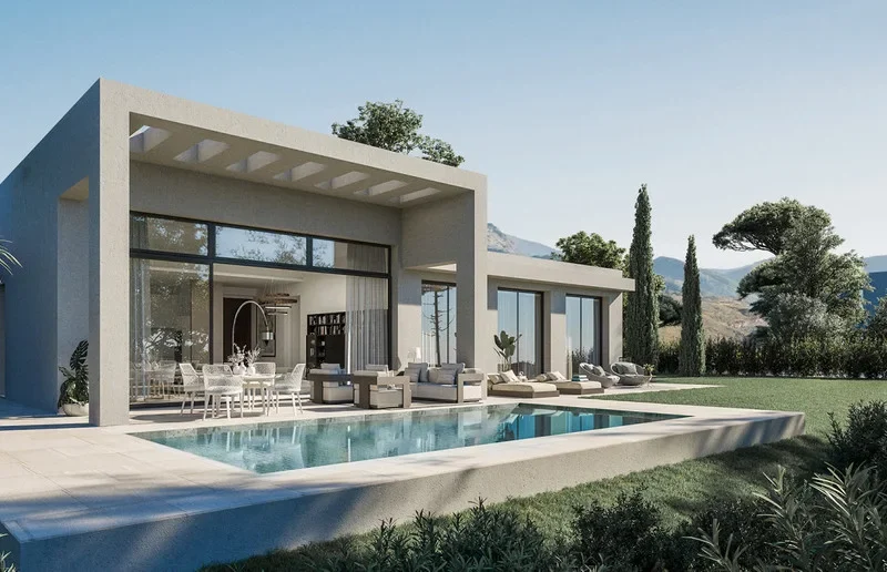 Luxuriöse Villa mit Meerblick in Benahavís an der Costa del Sol