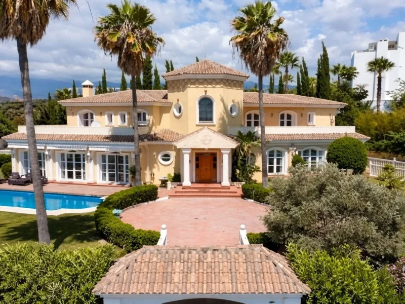Elegante Villa mit Meerblick in Estepona an der Costa del Sol