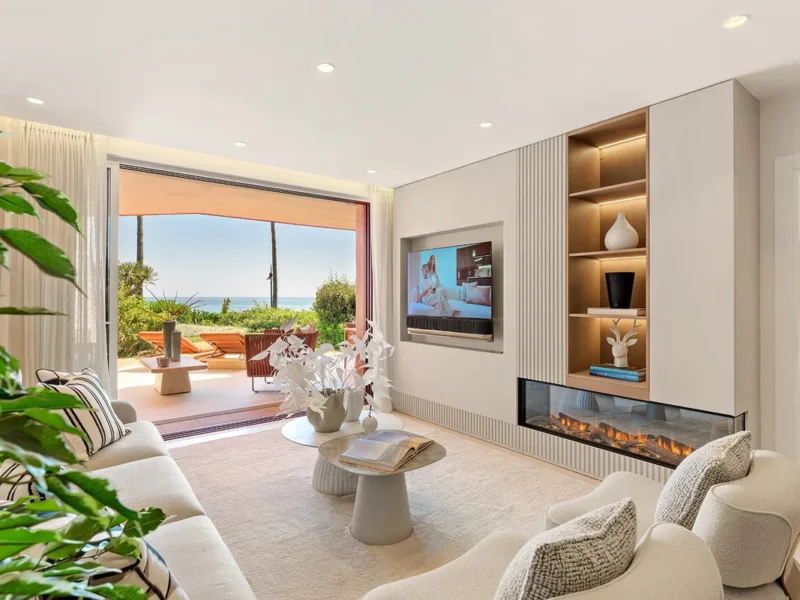 Luxuriöse Erdgeschosswohnung mit Meerblick in Estepona