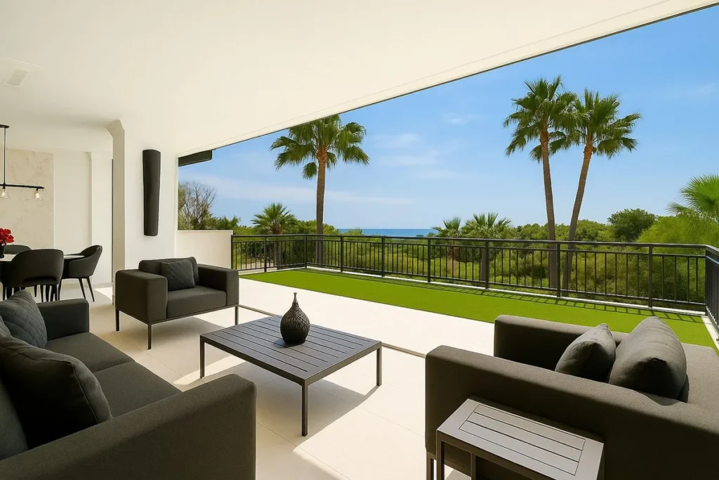 Stylische Wohnung in Marbella mit atemberaubendem Meerblick