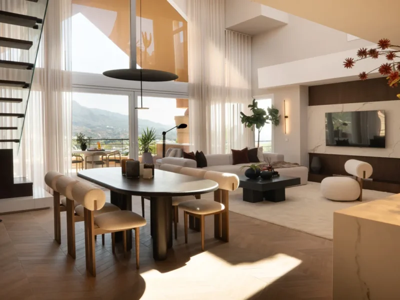 Elegantes Penthouse mit Blick auf das Meer in Marbella
