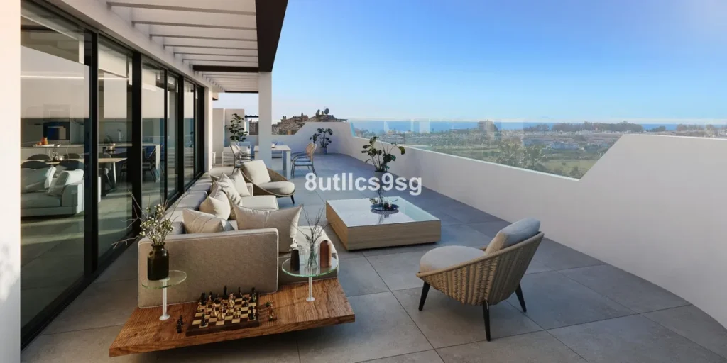 Luxuriöses Penthouse mit atemberaubendem Meerblick in Estepona