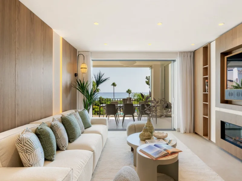 Elegantes Apartment mit Meerblick in Bahía del Velerín