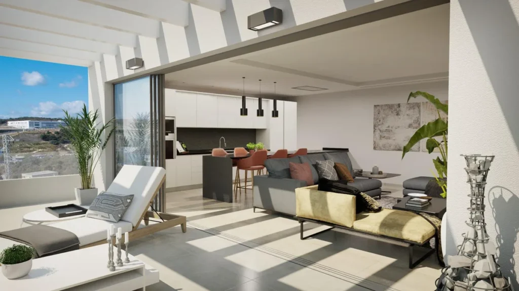 Elegantes Penthouse in Estepona mit privatem Infinity-Pool