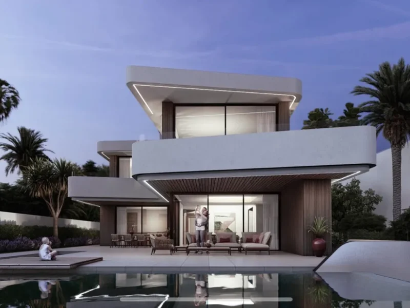 Elegante Villa mit Meerblick in Marbella, Costa del Sol