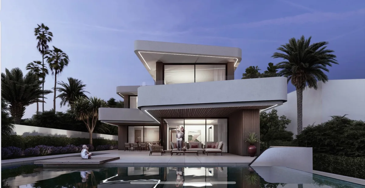 Elegante Villa mit Meerblick in Marbella, Costa del Sol
