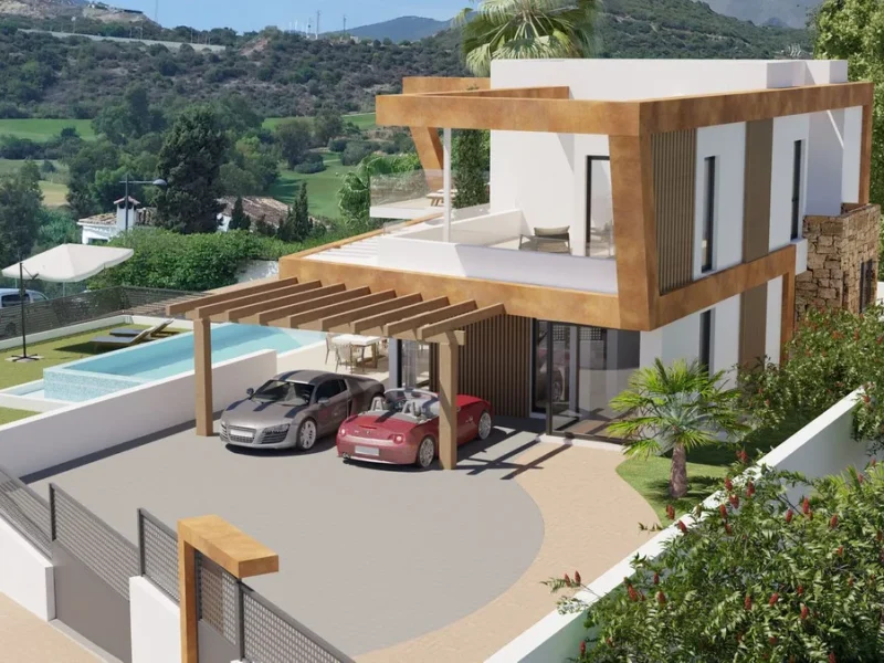 Elegante Villa mit Panoramablick in Valle Romano, Costa del Sol