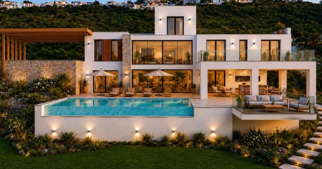 Elegante Villa mit Meerblick in Marbella an der Costa del Sol