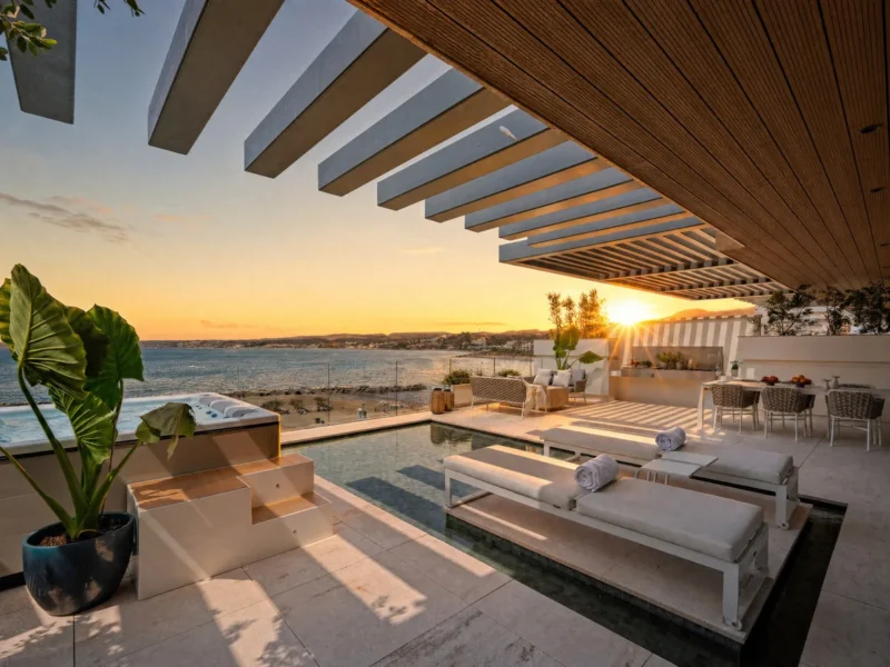 Elegantes Apartment in Estepona mit Panoramablick am Strand