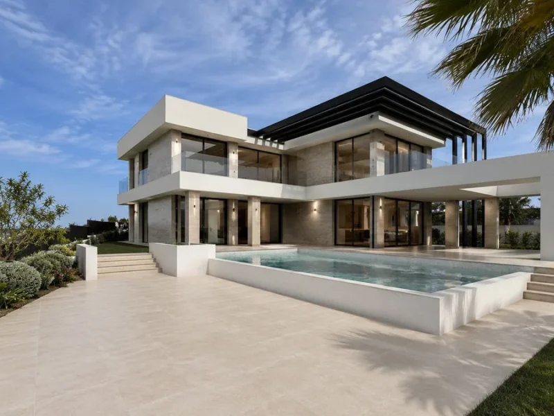Moderne Villa mit Panoramablick in Cancelada/Los Flamingos