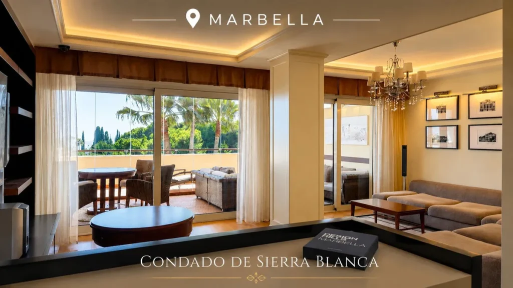 Elegantes Apartment mit Meerblick in Marbella an der Costa del Sol