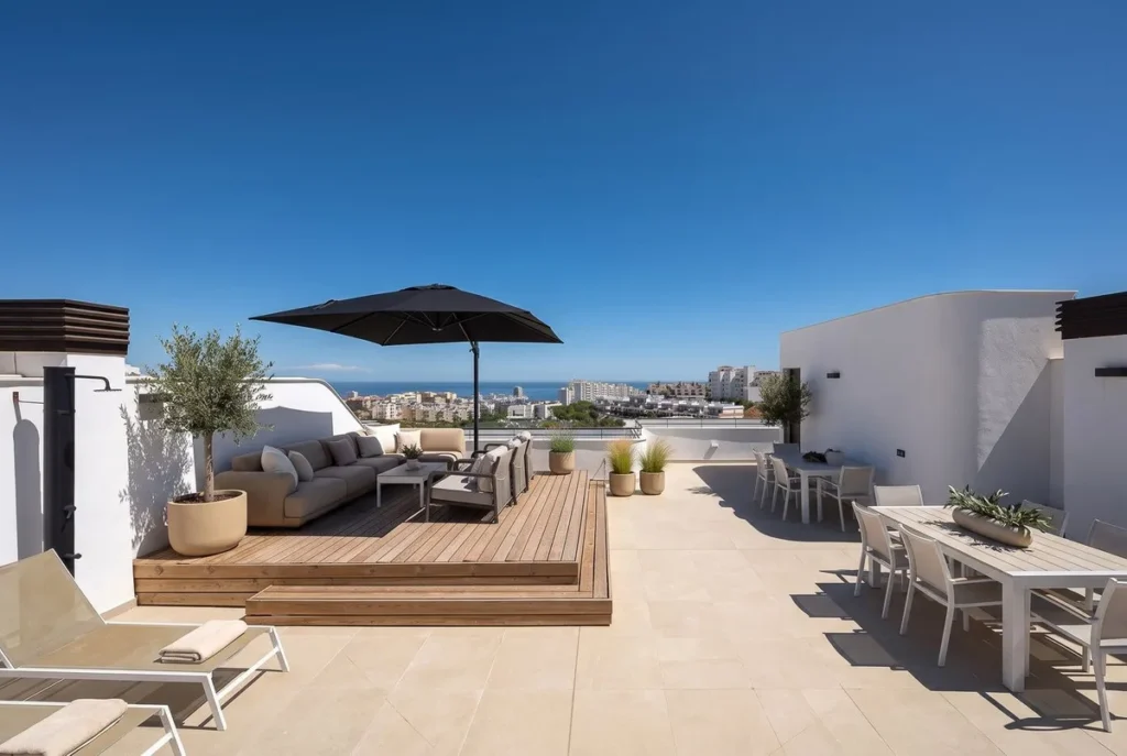 Elegantes Duplex-Penthouse mit Meerblick in Estepona