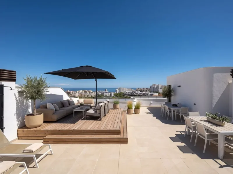 Elegantes Duplex-Penthouse mit Meerblick in Estepona