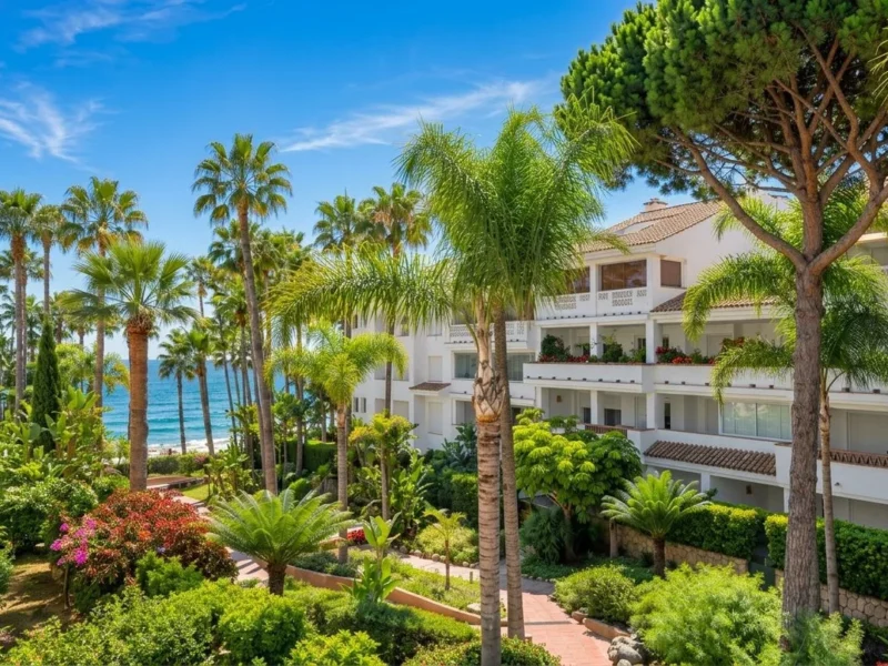 Elegantes Apartment am Strand in Las Cañas Beach, Marbella