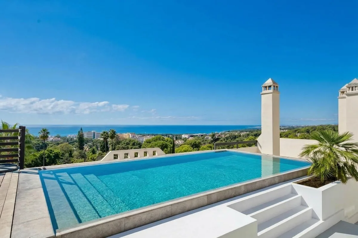 Exklusives Duplex-Penthouse in Marbella mit Meerblick