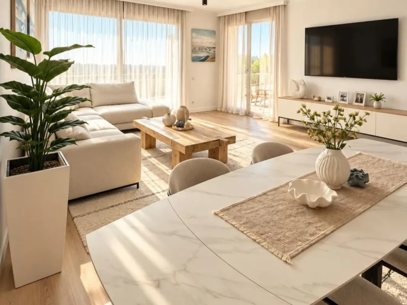 Elegante Erdgeschosswohnung in Marbella mit Panoramablick