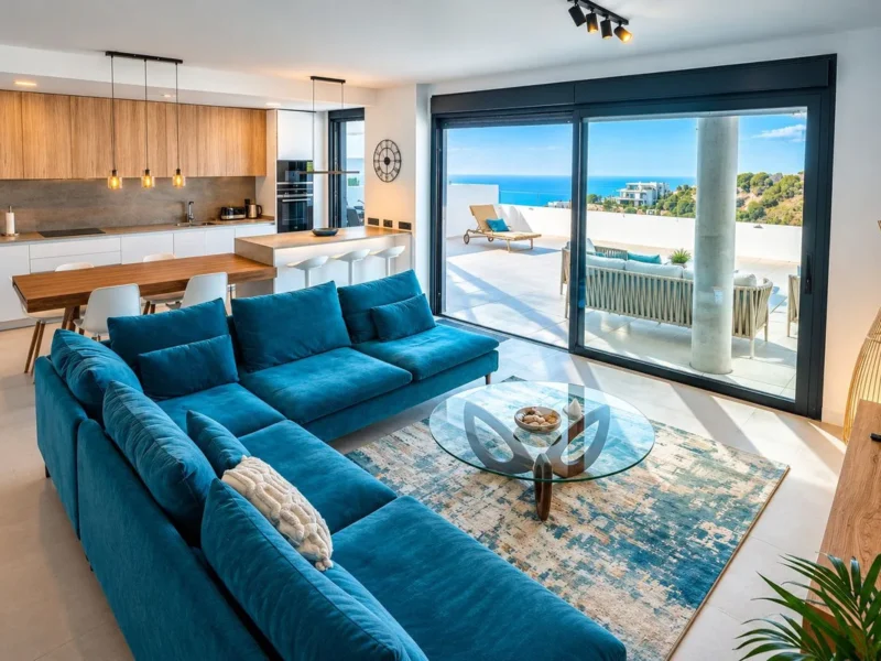 Elegante Wohnung in Marbella mit atemberaubendem Meerblick