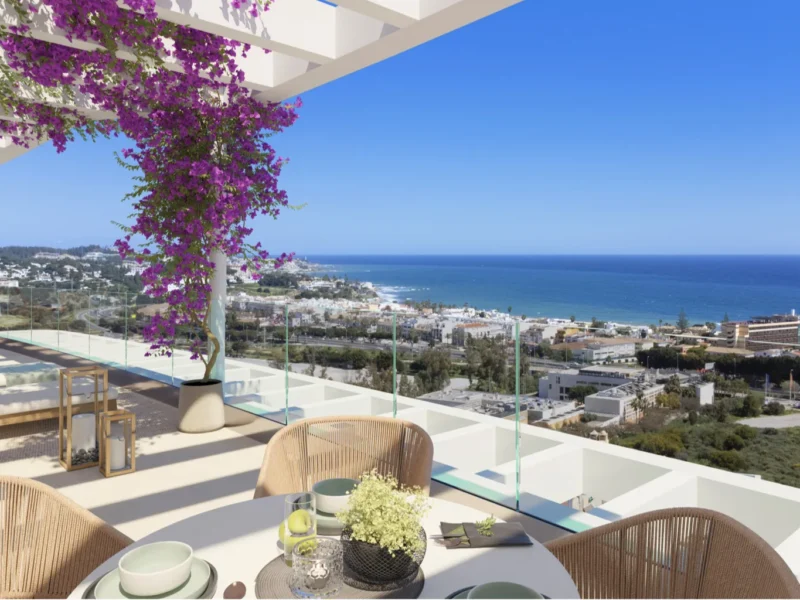 Luxuriöses Apartment mit Meerblick in La Cala de Mijas