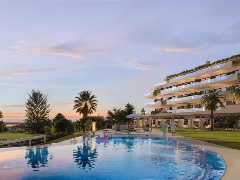 Elegantes Apartment mit Meerblick in Mijas an der Costa del Sol