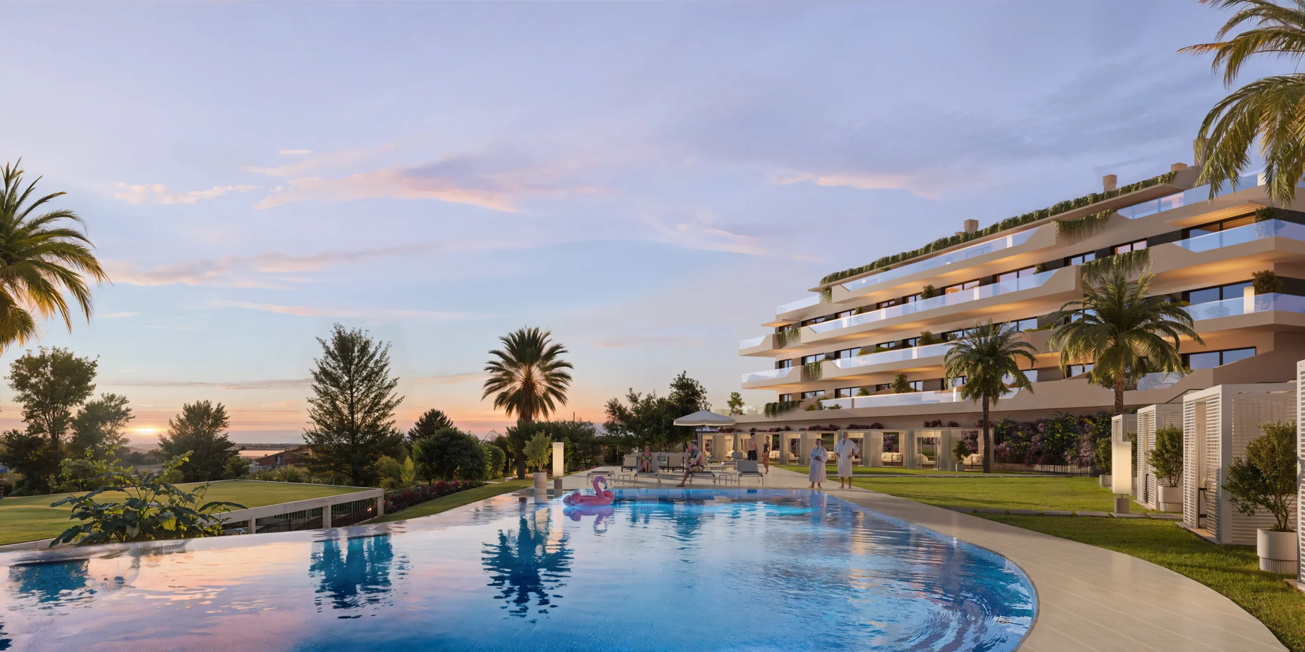 Elegantes Apartment mit Meerblick in Mijas an der Costa del Sol