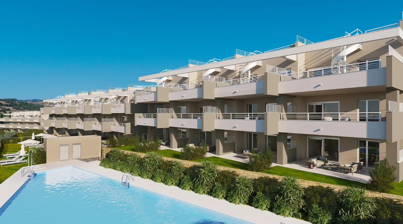 Luxuriöses Apartment mit Meerblick in Estepona Golf