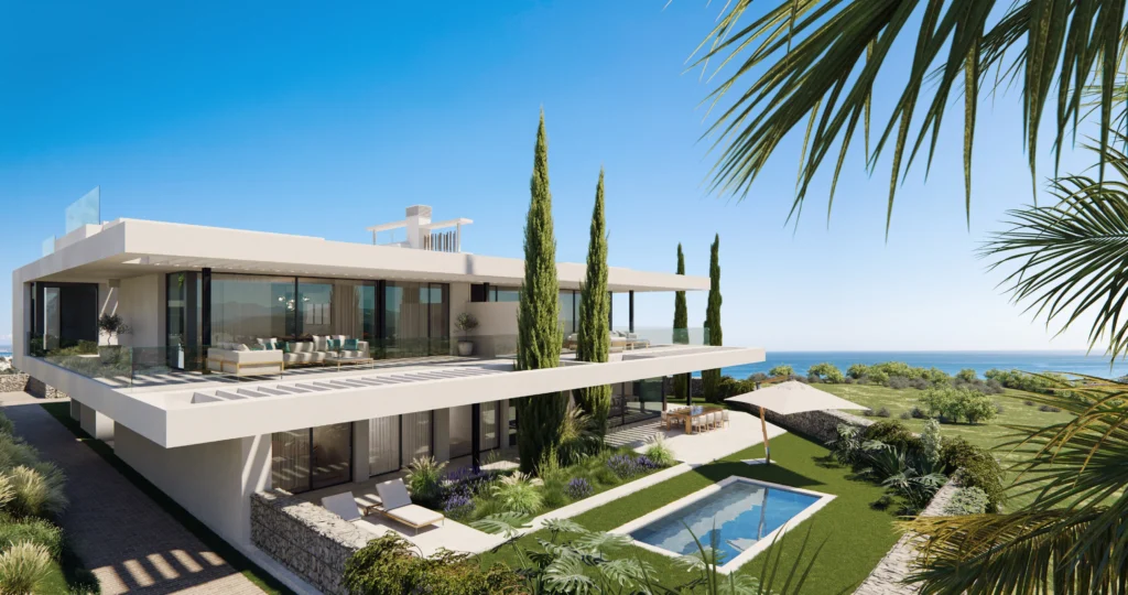 Exklusive Wohnung mit Meerblick in Marbella mit Golfplatznähe