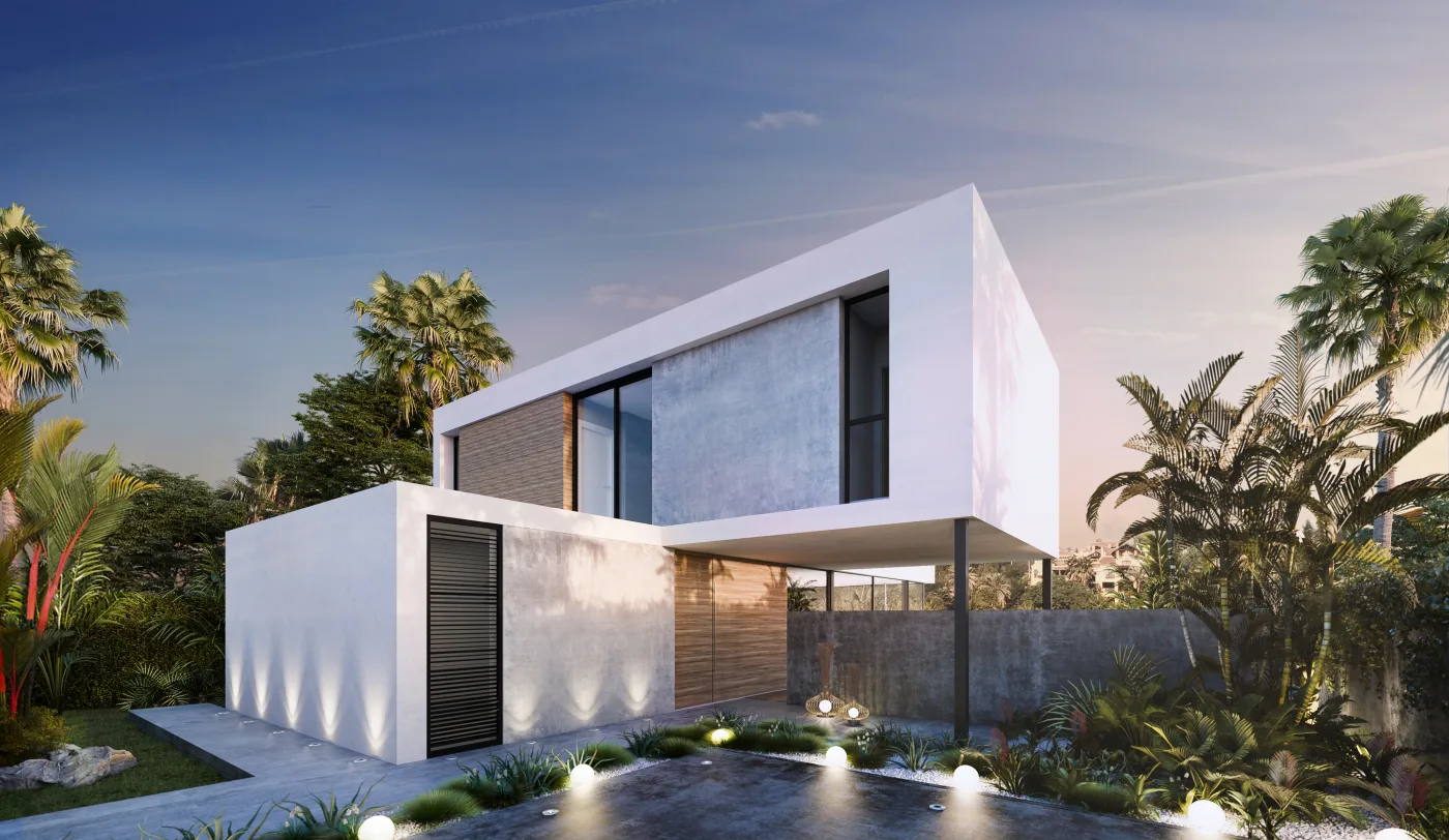 Moderne Villa mit Golfplatzblick in Marbella, Costa del Sol