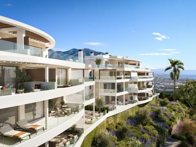 Elegante Wohnungen mit Meerblick in Mijas, Costa del Sol