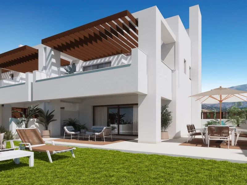 Elegante Reihenhäuser im La Cala Resort mit Blick auf Mijas