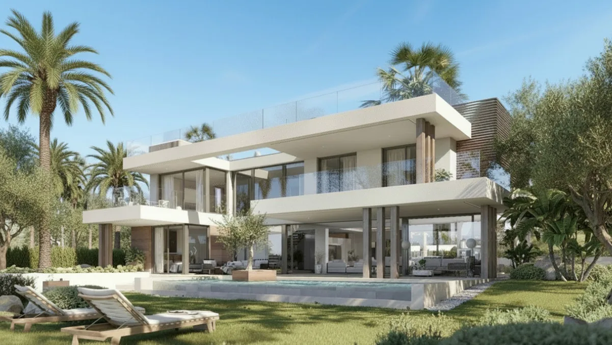 Elegante Villa mit Meerblick in Marbella, Costa del Sol