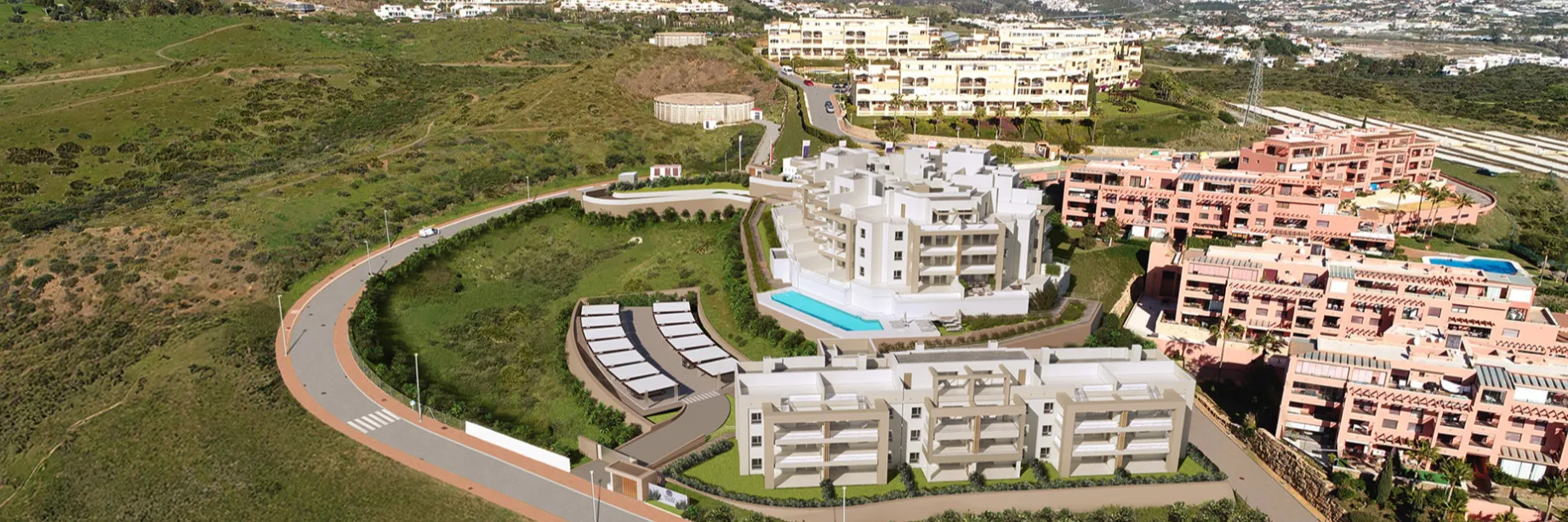 Elegantes Apartment mit Meerblick in Mijas an der Costa del Sol