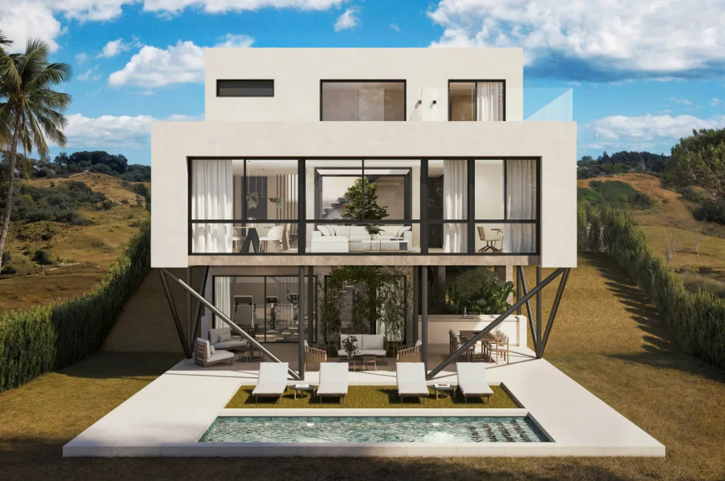 Moderne Villa in Marbella mit spektakulärem Meerblick